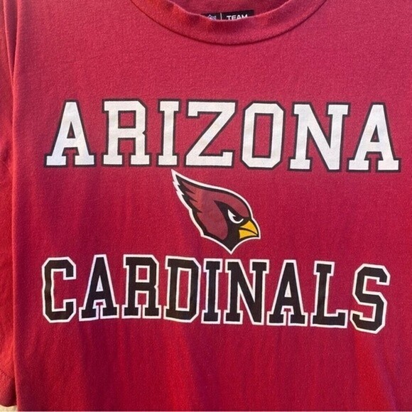 NFL AZ Cardinals Football t-shirt red short sleeve team apparel XL - Picture 2 of 5